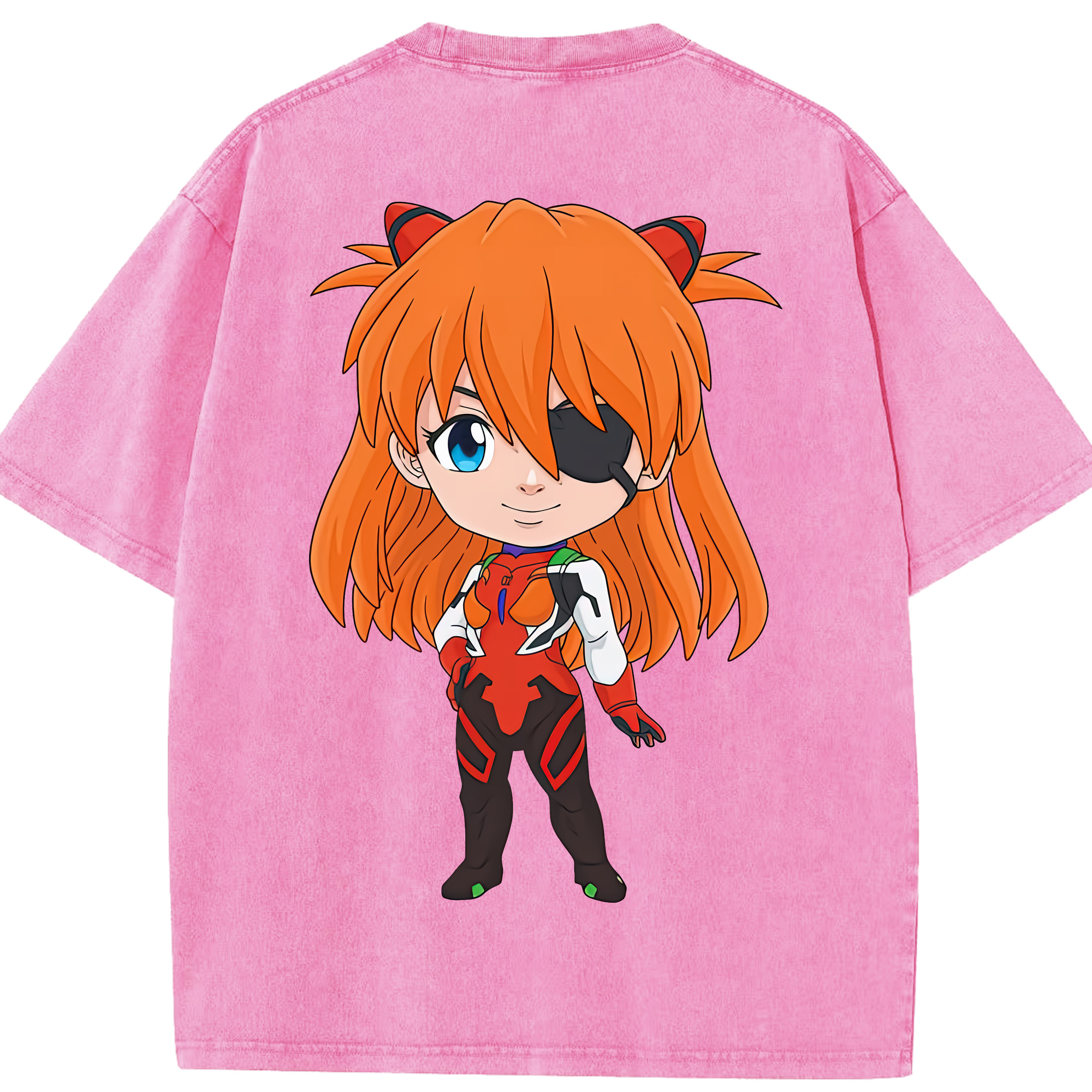 （画像用） EVA 新世紀エヴァンゲリオン 綿100% ヴィンテージ風 半袖Tシャツ（背面プリント）